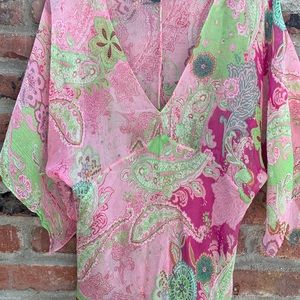 Ralph Lauren Sheer Silk Top